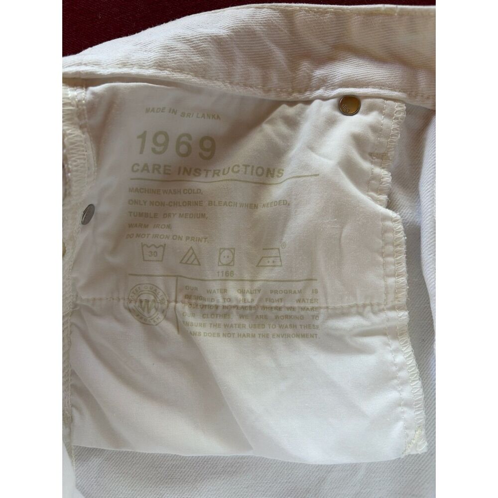 Gap 1969 Long & Lean White Jeans Women's 29/8R Bootcut Stretch NWOT - Picture 6 of 8